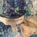 Lavender Brown  Pastel Python snakeskin Print Lined Shorts S POCKETS Photo 2