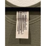 Free People Long Beach Mini Dress Olive Green Photo 2