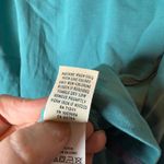 LL Bean Womens Teal 100% Cotton 1/4 Button Pullover Sweatshirt Size L Gorpcore Blue Size L Photo 6