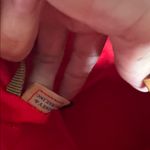 Dooney & Bourke Magenta and White Chevron Crossbody Bag Pebbled Leather Photo 10