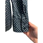 J.Crew  Denim Distressed Star‎ Button Up Shirt Size 4 Photo 2