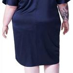Universal Standard Becca Half Tie Dress in Navy Sz 22 24 Photo 1