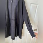 Athleta  Mantra Hooded Wrap Cardigan Size XS black Photo 4
