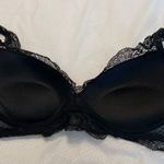 Danskin  Size 34C Black Lace Bra Padded with Underwire Photo 8