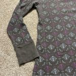 Old Navy Vintage 90s y2k Womens Thermal Long Sleeve Cute Grunge AOP Top Sz XL Photo 7