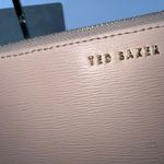 Ted Baker  Pink Faux Leather Zip Around Wallet with Pearl Charm Photo 5