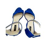 Sturio Stiletto Heels Ankle Strap Formal Strappy Shoes Feminine Pumps Blue Size 8 Photo 3