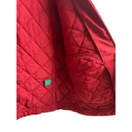 Ralph Lauren Lauren  Puffer Vest Women's Dark Red Quilted Snap Pockets Medium Photo 5