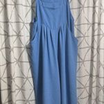 Chic Blue Overall Jumpsuit Size XL Photo 0