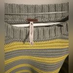 Free People Links Sweater M Crewneck Knit Oversized Striped Slouchy Heavy Boho Photo 4