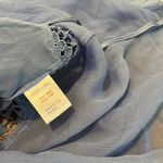 La Perla  periwinkle blue silk Light Blue Sheer Kimono coverup lingerie size 4 Photo 3