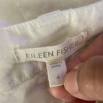 Eileen Fisher Women's White Organic Linen Cuffed Shorts Zip Fly Size 4 Photo 4