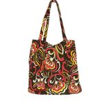 Vera Bradley Quilted "Puccini" Bucket Tote Handbag Medium Bag Brown Pink Floral Photo 1