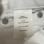 superdown White Distressed Raw Hem High Waisted Denim Jeans Cutoff Shorts Sz 26 Photo 4