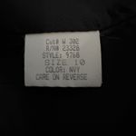 Vintage Kristen Blake Women’s Trench Coat Sz 10 Navy Blue 100% Merino Wool Photo 4