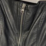 Wild Fable  Black Faux Leather Dress Photo 2