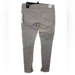 Hudson Jeans NWT Hudson Loulou‎ Tuxedo Skinny Jeans Gray with Yellow Stripe Size 25 Photo 2