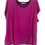 Full Beauty Sport short sleeve athletic shirt pink and black size 30 Pink Photo 0