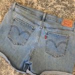 Levi's Levi’s Cuffed Mid Length Denim Shorts Photo 4