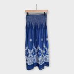 Lapis Convertible Maxi Skirt Dress OS Boho Gypsy Whimsical Cottagecore Fairy Blue Size undefined Photo 5