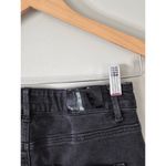 Paige Cut Off Denim Shorts Size 28 Waist Black Photo 4