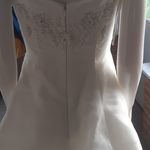 Casablanca White Lace Bridal Wedding Dress SIZE 4 Photo 3