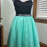 Mystic | Lace Bodice Tulle Beaded Mini Party Dress NWT By Buckle Size M Photo 0