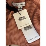 Naked Zebra  Rust Ruffle Neck Bell Sleeve Blouse Rust Orange Clay Photo 5