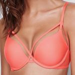 Victoria's Secret NEW Victoria’s Secret Bright Orange Strappy Bra Photo 0