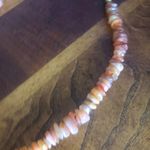 Vintage handcrafted genuine carnelian agate necklace Gold Photo 8