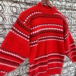 Vintage American Pride fair isle red knit gorpcore stripe sweater Photo 1