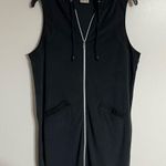 Women’s Bliss By Beach Scene Full Zip Terrycloth Swimsuit Coverup‎ Size Large Black Photo 0