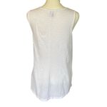 Old Navy women's size small white sleeveless baby doll style pleated tank top Photo 4