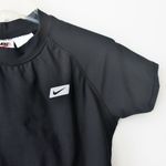Nike Vintage 90's Black Cropped Short-Sleeve Athletic T-Shirt Top 8 Medium Photo 1