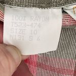 Pendleton Vintage  Country Sophisticates‎ Pink Plaid Pleated Skirt Size 10 Photo 4