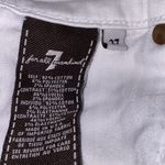 7 For All Mankind  White Women’s Pants Size 27-EUC Photo 5