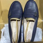 NWT Naturalizer Soul Kentley Navy Blue Slip On Loafers Wide 8.5W Size 8.5 Photo 6