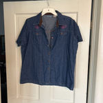 Wrangler Jean shirt size XLarge button up Photo 0