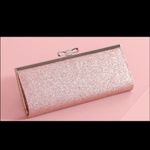 NWT INC International Concepts's rose gold glittery clutch Photo 4