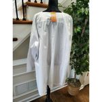 Boutique Why Dress Women's White 100% Cotton V Photo 7