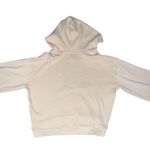 Free People Beach Cropped Cream Pullover Hoodie Photo 1
