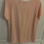 Lee  Pink Tie Front‎ Fitted Short Sleeve Blouse Photo 5
