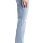 Lovers + Friends NWT Reece Ripped High Waist Straight Leg Jeans Photo 4