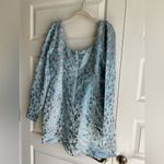 Sau Lee Jen Chinese Jacquard Dress in Blue Size US 10 NWT Blue Photo 9