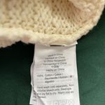 Madewell Women Creme Textured SS Back Tie Cotton Sweater-S Photo 5