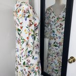 Anthropologie FLORAL TIERED WRAP STYLE MULTI COLORED FEMININE GRANNYCORE PERFECT EASTER DRESS Photo 8