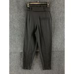Mango  Women's Belted Tapered Leg Pants Formal Office Black Size 2 NWOT Photo 8
