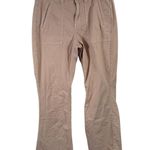 American Eagle  Flare Chino Pants Khaki Beige Y2k Baggy Womens 8 Photo 0