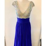 Prom dress blue long blue dress prom or fancy dress up event size 6 Photo 5