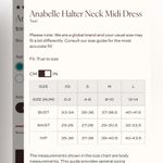 Petal and Pup NWT Annabelle Satin Teal Sleeveless Midi Dress US L Photo 5